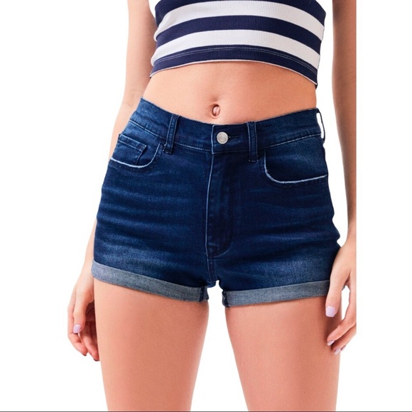 PacSun Daniel Blue The Shortie Jean Shorts 26 - Picture 1 of 10